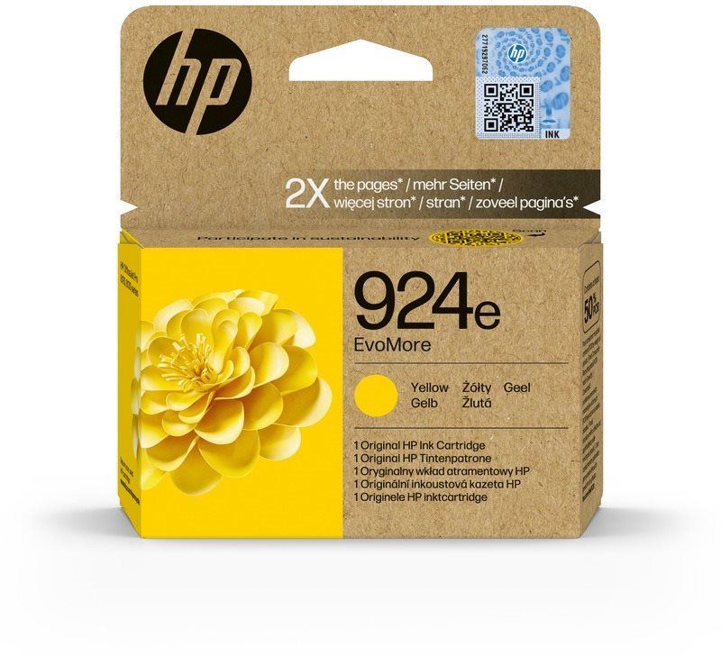 Cartridge HP 4K0U9NE č. 924 XL EvoMore žlutá