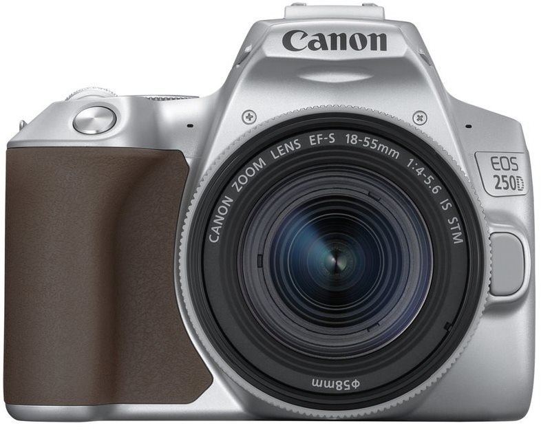 Digitální fotoaparát Canon EOS 250D stříbrný + EF-S 18-55 mm f/4-5.6 IS STM