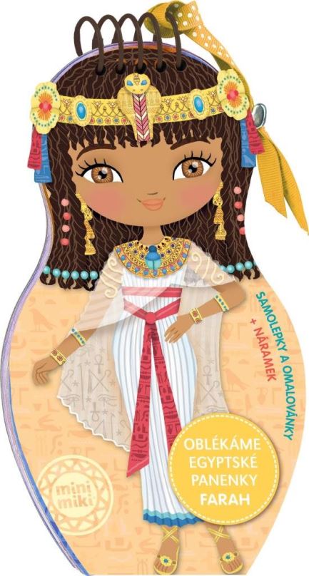 Omalovánky Ella & Max Oblékáme egyptské panenky Farah – Omalovánky