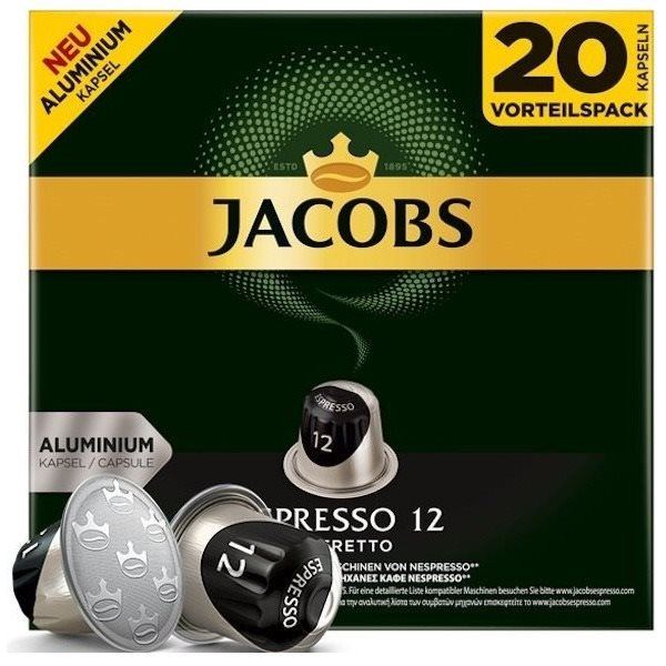 Kávové kapsle Jacobs Espresso Ristretto 20 ks kapslí