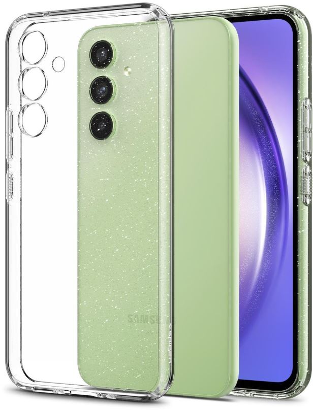 Kryt na mobil Spigen Liquid Crystal Glitter Clear Samsung Galaxy A54 5G