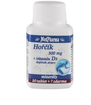 Hořčík MedPharma Hořčík 300 mg + Vitamin D -  37 tbl.