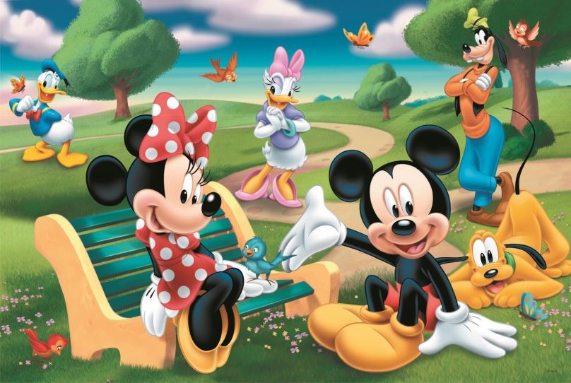 Puzzle Puzzle Mickey Mouse a přátelé MAXI 24 dílků