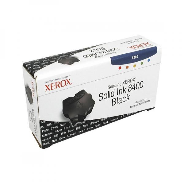 Xerox originální toner 108R00604, black, 3000str., Xerox Phaser 8400, O