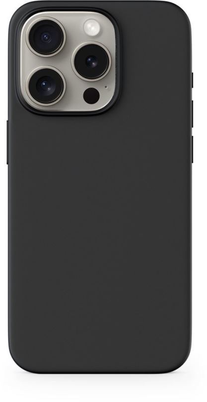 Kryt na mobil Epico Mag+ silikonový kryt pro iPhone 15 Pro s podporou MagSafe - černý