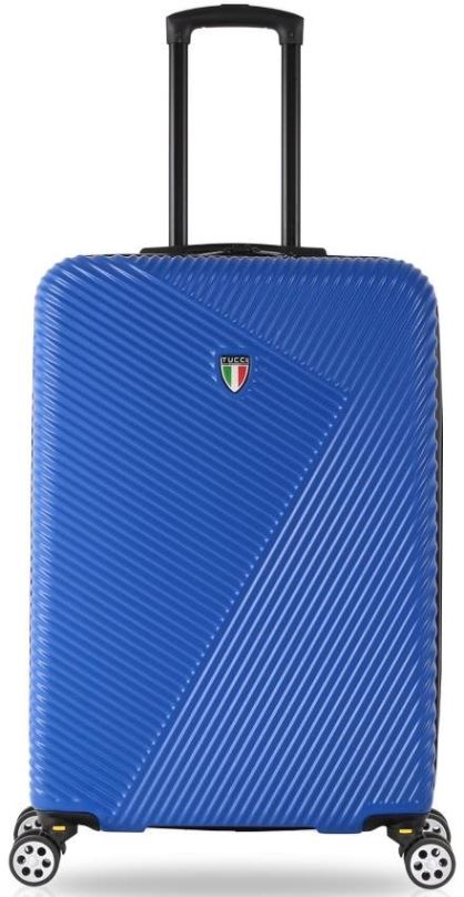 Cestovní kufr TUCCI T-0118/3 S ABS - modrá