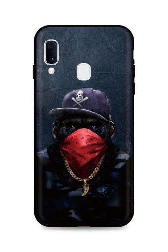 Kryt na mobil TopQ Samsung A20e silikon Monkey Gangster 46748