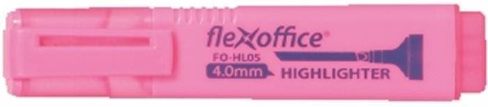 Zvýrazňovač FLEXOFFICE HL05 4mm růžový