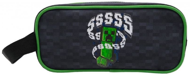 Pouzdro do školy Minecraft - Creeper Sss - penál na psací potřeby