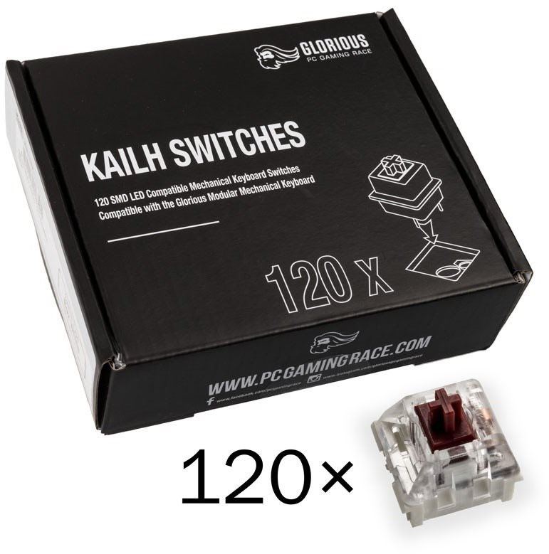 Mechanické spínače Glorious PC Gaming Race Kailh Speed Copper Switches 120