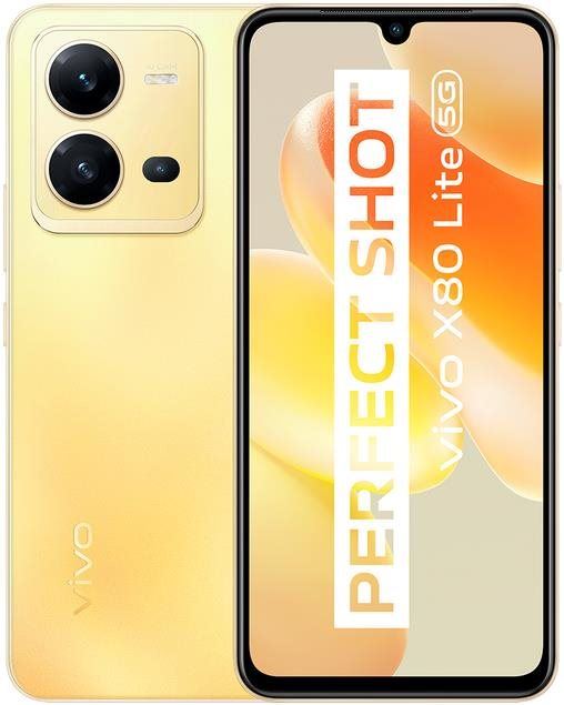 Mobilní telefon Vivo X80 Lite 5G 8+256GB zlatá