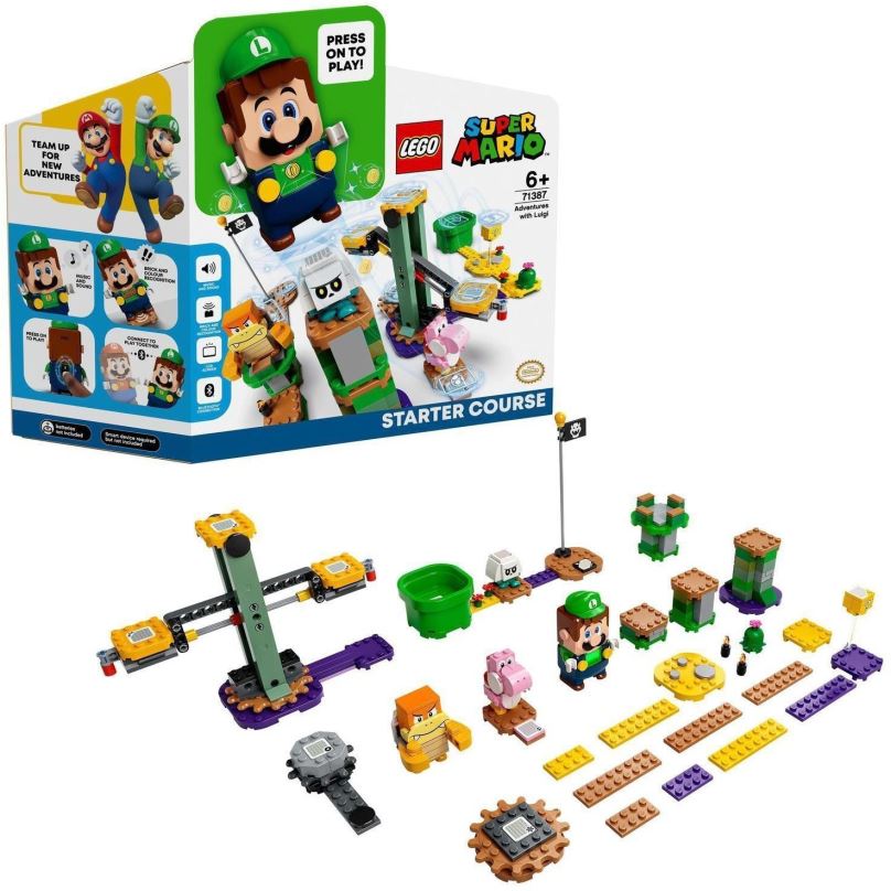 LEGO stavebnice LEGO® Super Mario™ 71387 Dobrodružství s Luigim – startovací set