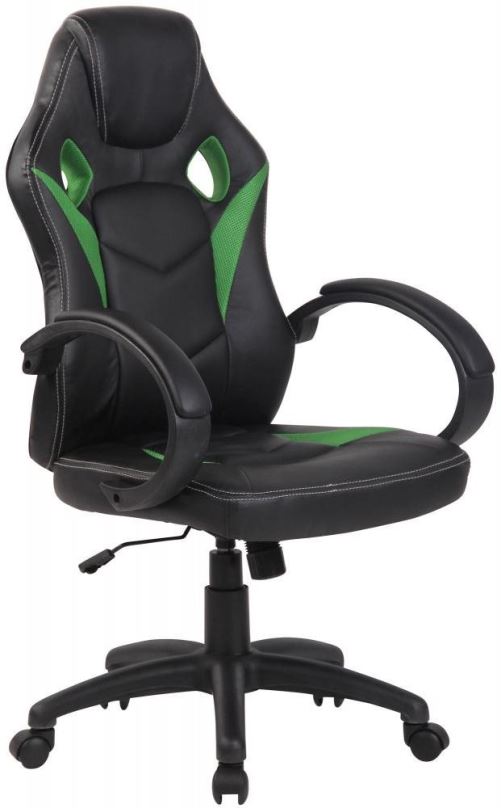 Kancelářská židle BHM GERMANY Magnus, černá / zelená