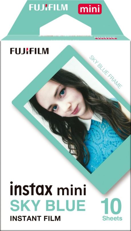 Fotopapír Fujifilm instax mini film blue Frame 10ks fotek