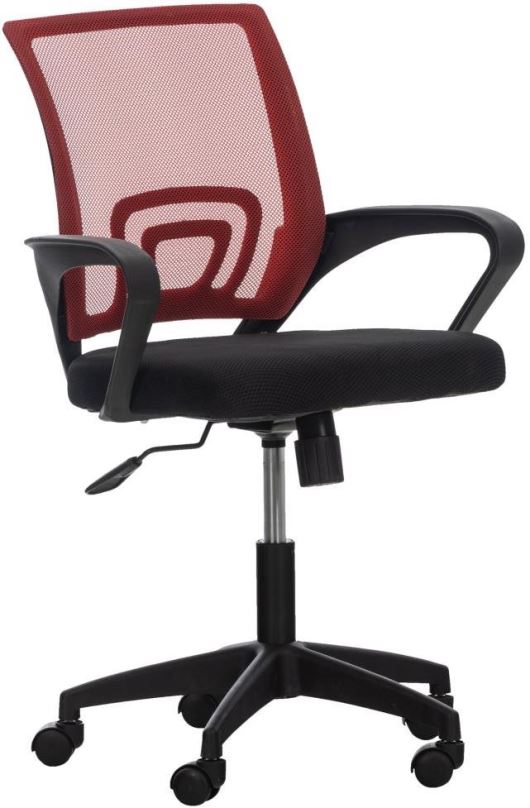 Kancelářská židle BHM GERMANY Auburn, červená