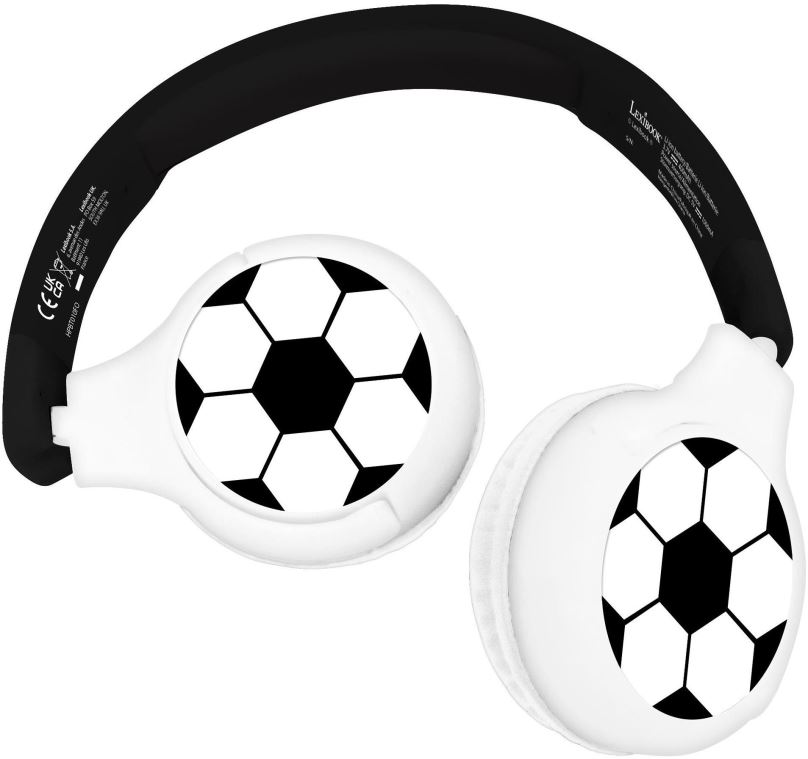 Bezdrátová sluchátka Lexibook Skládací bezdrátová sluchátka Fotbalová edice