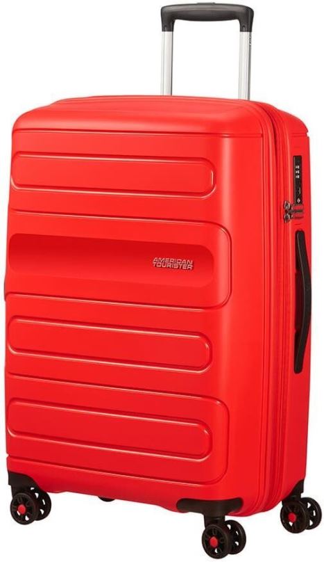 Cestovní kufr American Tourister Sunside Spinner 68/25 EXP Sunset Red
