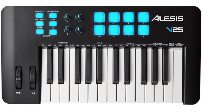 MIDI klávesy ALESIS V25 MKII