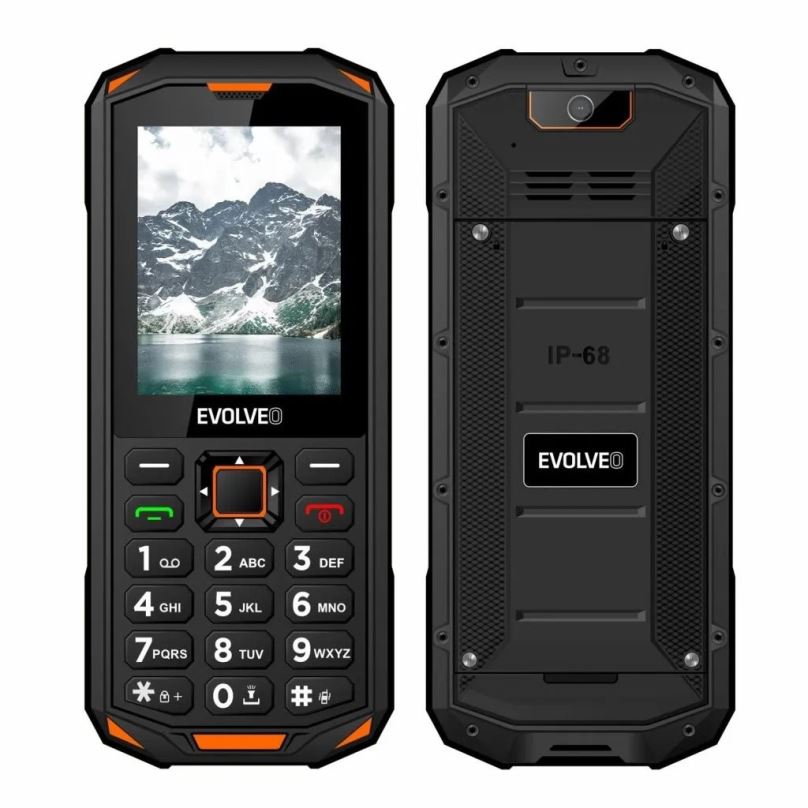 Mobilní telefon EVOLVEO StrongPhone X5 oranžový
