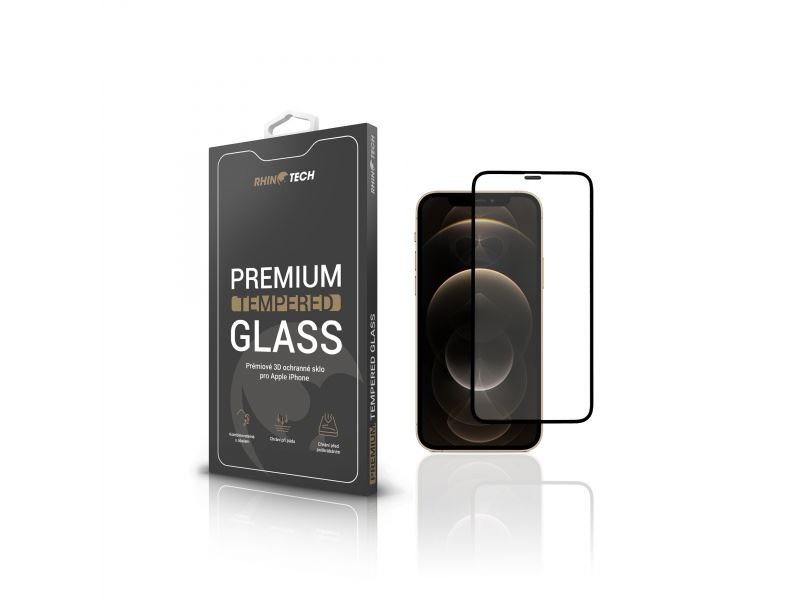 RhinoTech Tvrzené ochranné 3D sklo pro Apple iPhone 12 Pro Max 6.7