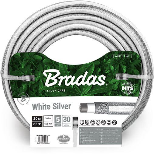 Zahradní hadice Bradas White silver zahradní hadice 3/4" - 20m