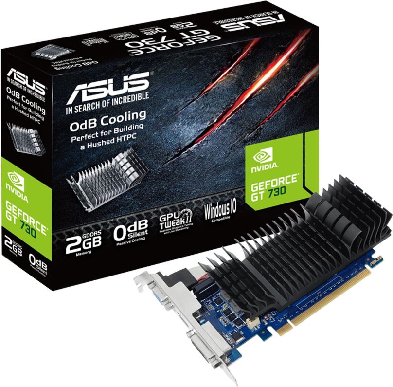 Grafická karta ASUS GeForce GT 730-SL-2GD5-BRK