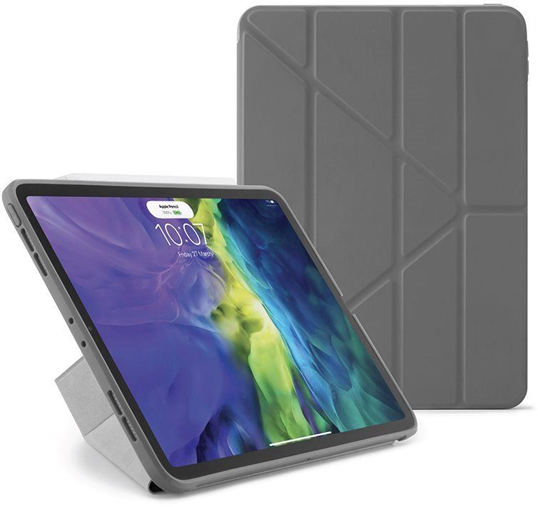 Pouzdro na tablet Pipetto Origami Case pro Apple iPad Air 10.9" (2020) - šedé