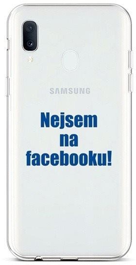 Kryt na mobil TopQ Samsung A20e silikon Nejsem na Facebooku 42938