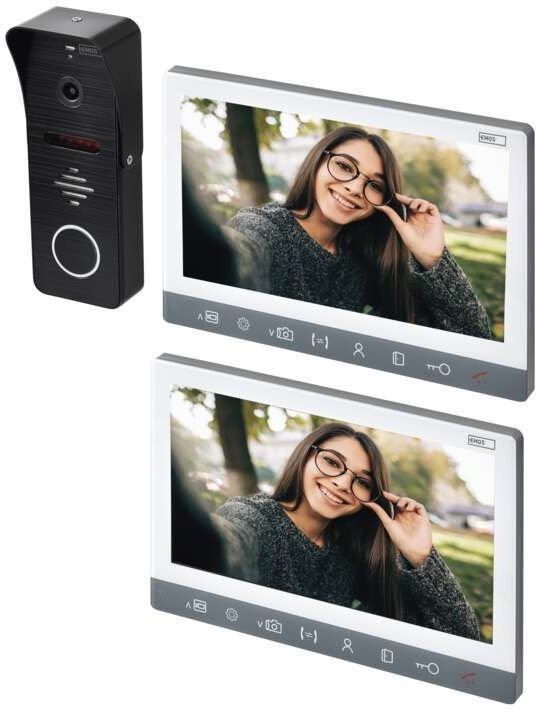 Videotelefon EMOS Sada videotelefonu EM-10AHD se 2 monitory