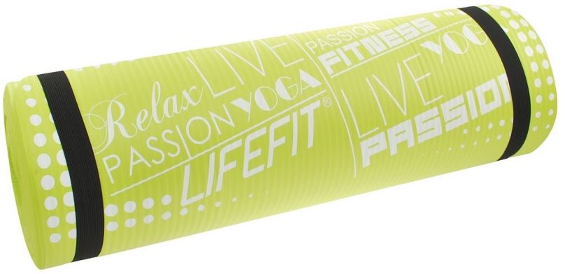 Podložka na cvičení Lifefit Yoga Mat Exclusiv plus zelená