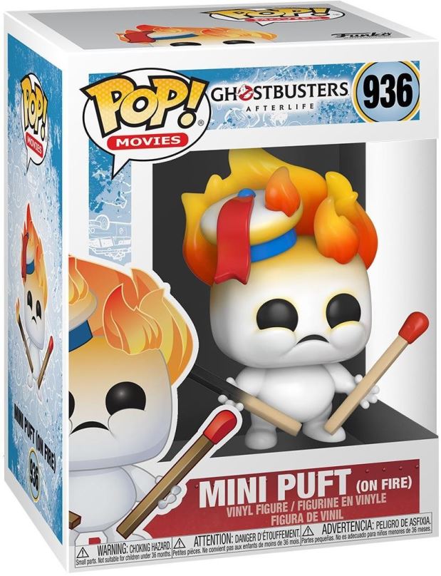 Funko POP Movies: GB: Afterlife - Mini Puft on Fire