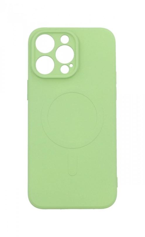 Kryt na mobil TopQ Kryt iPhone 14 Pro Max s MagSafe zelený 85091