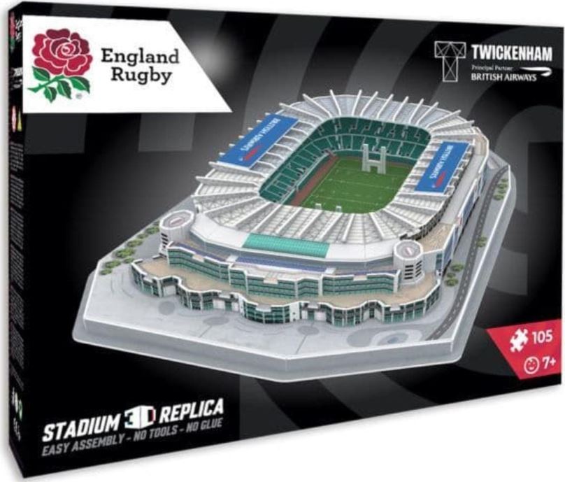 3D puzzle STADIUM 3D REPLICA 3D puzzle Stadion Twickenham - England Rugby 108 dílků