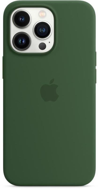 Kryt na mobil Apple iPhone 13 Pro Max Silikonový kryt s MagSafe jetelově zelený