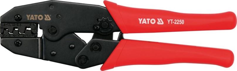 Krimpovací kleště YATO Kleště konektorové 220 mm, průměr 0,5-6 mm