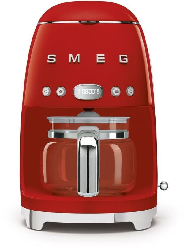 Překapávač SMEG 50's Retro Style 1,4l 10 cup červený