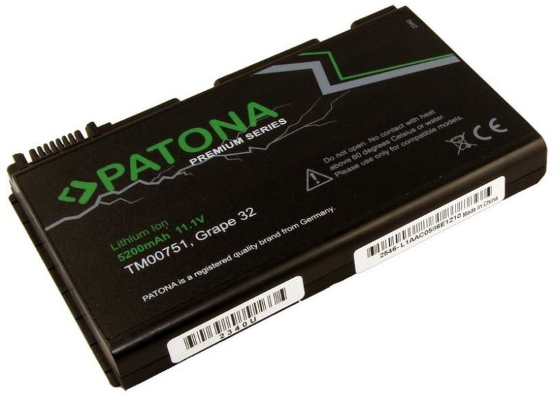 Baterie do notebooku PATONA pro ntb ACER EXTENSA 5220 5200mAh Li-Ion 11.1V PREMIUM