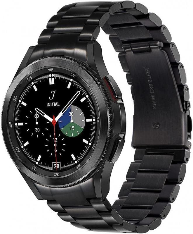 Řemínek Drakero Kovový řemínek černý pro Samsung Galaxy Watch 4 a 5 (44/45/46 mm)