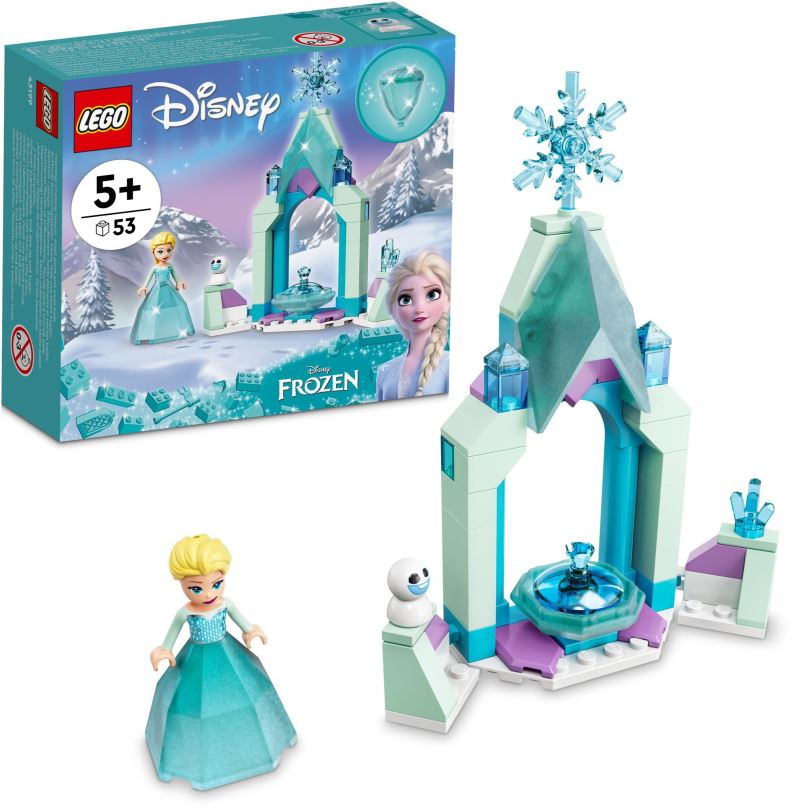 LEGO stavebnice LEGO® I Disney Ledové království 43199 Elsa a zámecké nádvoří