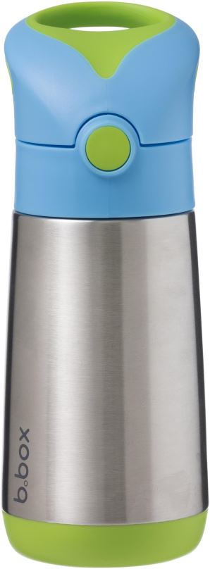 Dětská termoska B.Box Termoska na pití s brčkem 350 ml modrá