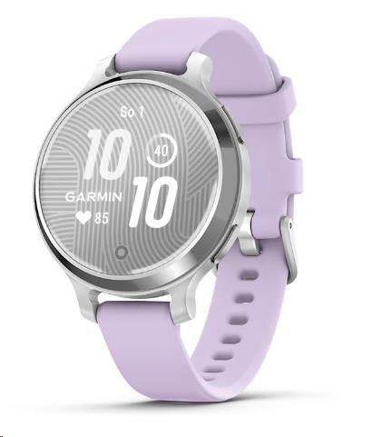 Garmin Lily 2 Active Silver/Purple Jasmine Silicone Band 010-02891-01