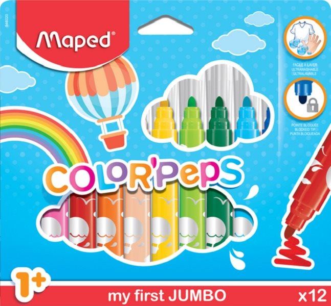 Fixy MAPED Color Peps Maxi 12 barev