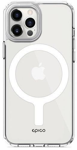 Kryt na mobil Epico Hero Magnetic - Magsafe Compatible Case iPhone 12 / 12 Pro - transparentní