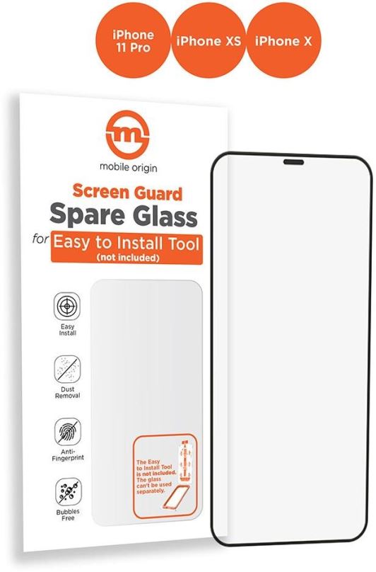 Ochranné sklo Mobile Origin Orange Screen Guard Spare Glass iPhone 11 Pro/XS/X