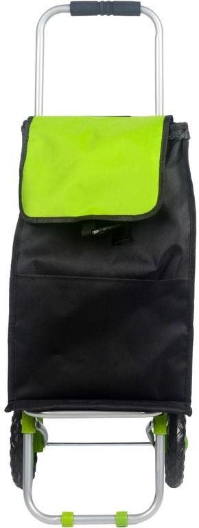 Nákupní taška M.A.T. Group Nákupní taška RIO 25 l černá/zelená