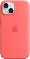 Kryt na mobil Apple iPhone 15 Silikonový kryt s MagSafe světle melounový