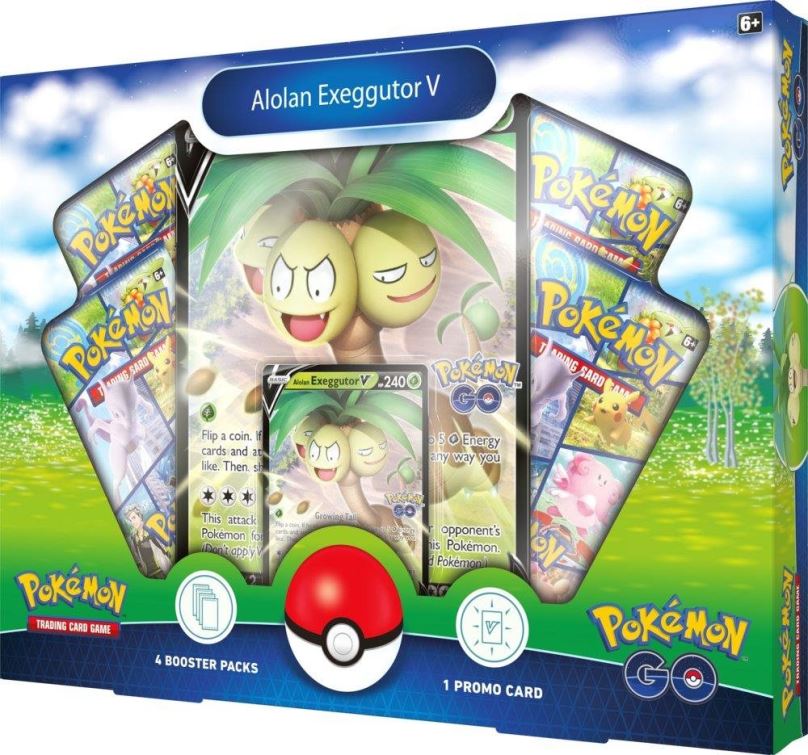 Pokémon karty Pokémon TCG: Pokémon GO - Alolan Exeggutor V Box