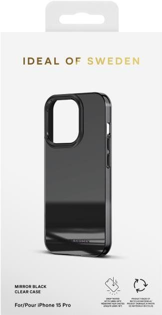 Kryt na mobil iDeal Of Sweden Ochranný kryt Clear Case pro iPhone 15 Pro Mirror Black
