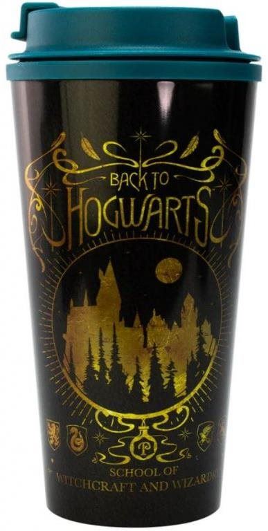 Cestovní hrnek Harry Potter: Back To Hogwarts - cestovní hrnek s víčkem