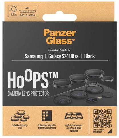 Ochranné sklo na objektiv PanzerGlass HoOps Samsung Galaxy S24 Ultra (ochrana čoček fotoaparátu)